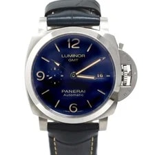 Panerai — O.panerai LuminorGMT PAM01033 Stainless Steel Diamond Leather 44.0mm #KNW1026 — Watch — resale