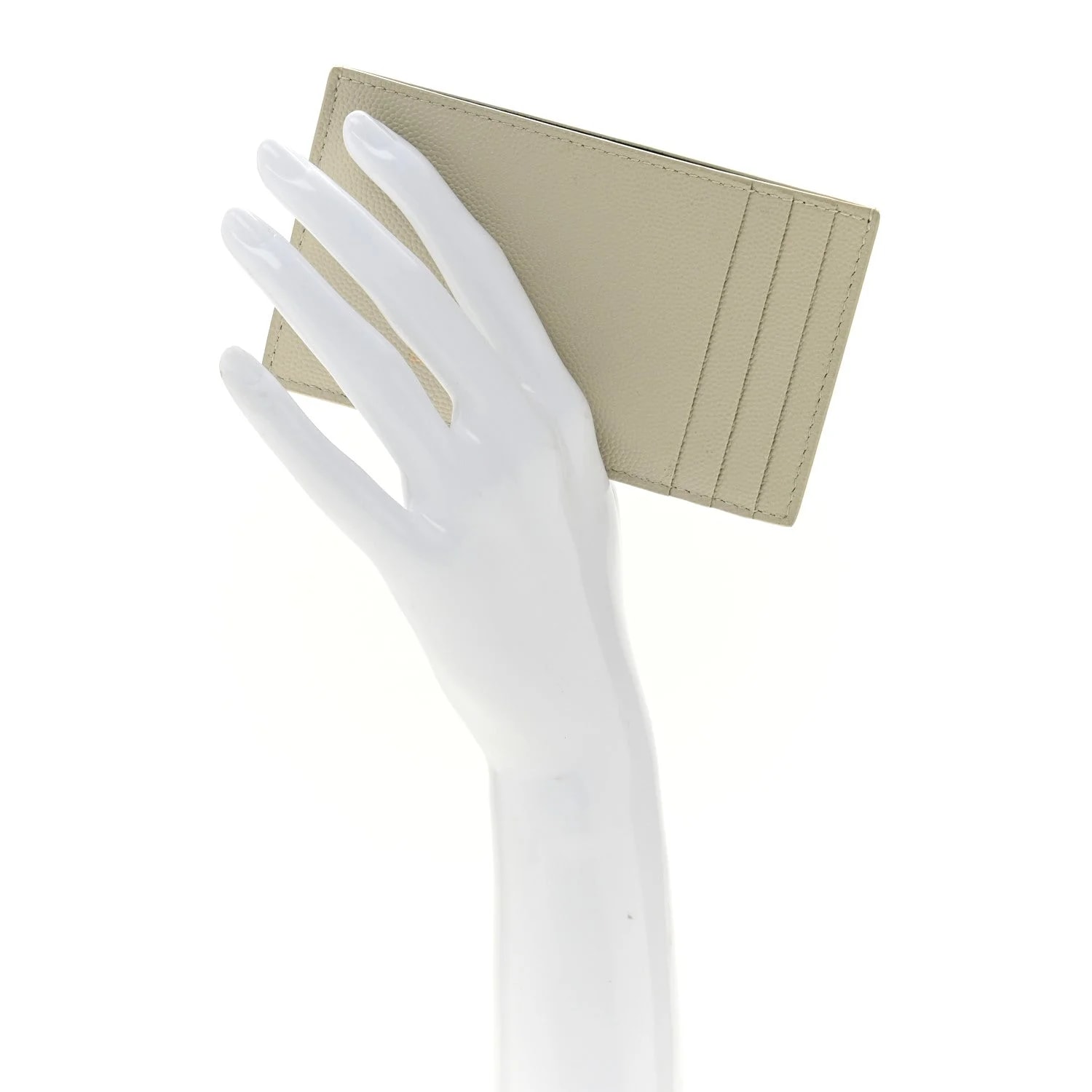 Grain de Poudre Uptown Chain Wallet Card Holder Insert Crema Soft 2