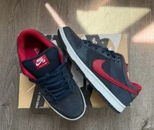 Nike SB Size 9.5 - Dunk LOW PRO - Dark GYM - 304292-461 2