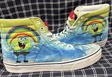 Vans Y2K Sponge Bob Square Pants High Top Collectible 12 2