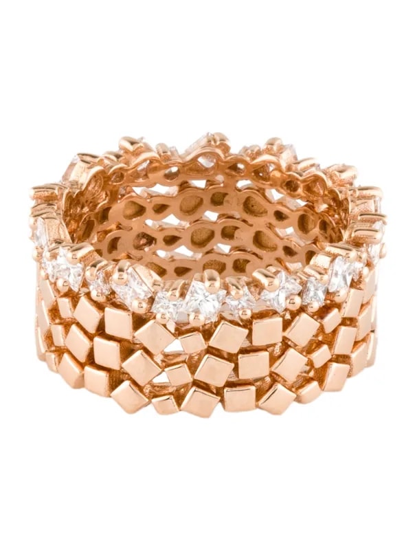 Suzanne Kalan — 18K 1.02ctw Midi Eternity Band — Jewelry — resale