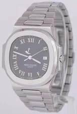 Unpolished Papers Patek Philippe Nautilus Comet 3710/1A Black Roman 42mm B+P 4