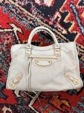 Balenciaga Medium City in Cement & Hardware 2