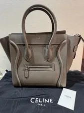 Celine — Celine Luggage Logo Damier Material — Handbag — resale