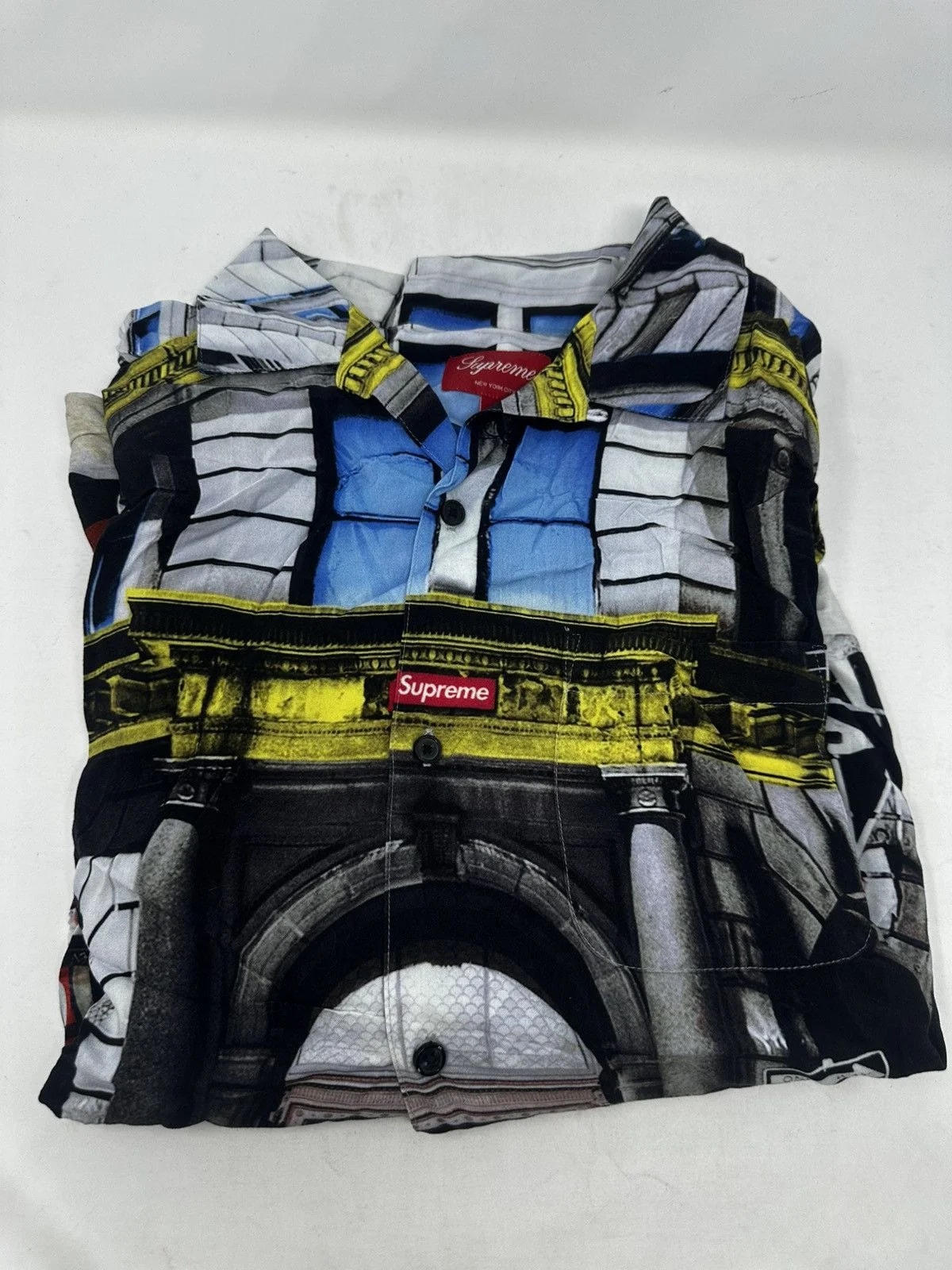 Supreme — Supreme 190 Bowery Rayon S/S Shirt — streetwear — resale