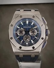 Audemars Piguet — Audemars Piguet Royal Oak Offshore Blue 26480TI.OO.A027CA.01 Titanium Box Papers — Watch — resale