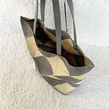 Loewe 25SS Puzzle Fold Puzzle XL Rafia 2