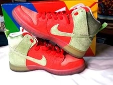 Nike SB Dunk High Pro QS "Strawberry Cough" Sz 5.5M/7W OG Box & 3 Sets of Laces 2