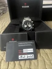 Tudor Black Bay Chrono 41mm Black Dial Automatic Chronograph SS Bracelet Box 3