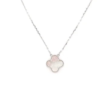 Van Cleef & Arpels — Alhambra 18K White Gold and Mother of Pearl — Jewelry — resale