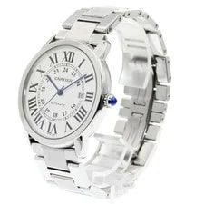 Cartier Ronde Solo W6701011 42mm SS Silver Dial Automatic Date #C5050 2