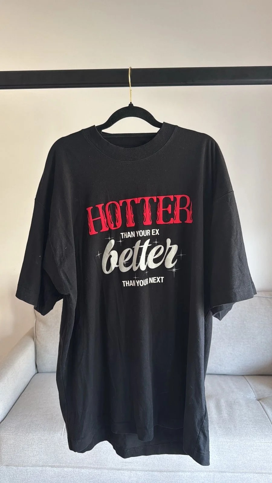 Vetements T Shirt Hotter Better — streetwear — resale