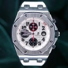 Audemars Piguet — Audemars Piguet Royal Oak Offshore Panda Rubber Strap Complete SET 26170ST — Watch — resale