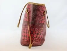 Auth Louis Vuitton X Yayoi Kusama Neverfull MM Monogram Wave 4