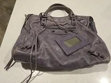 Balenciaga — Balenciaga Classic Velo City Jacinthe Distressed Lamb ! — Handbag — resale
