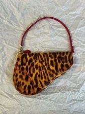 Christian Dior Saddle Leopard Pony Hair John Galliano 2