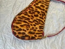 Christian Dior Saddle Leopard Pony Hair John Galliano 4