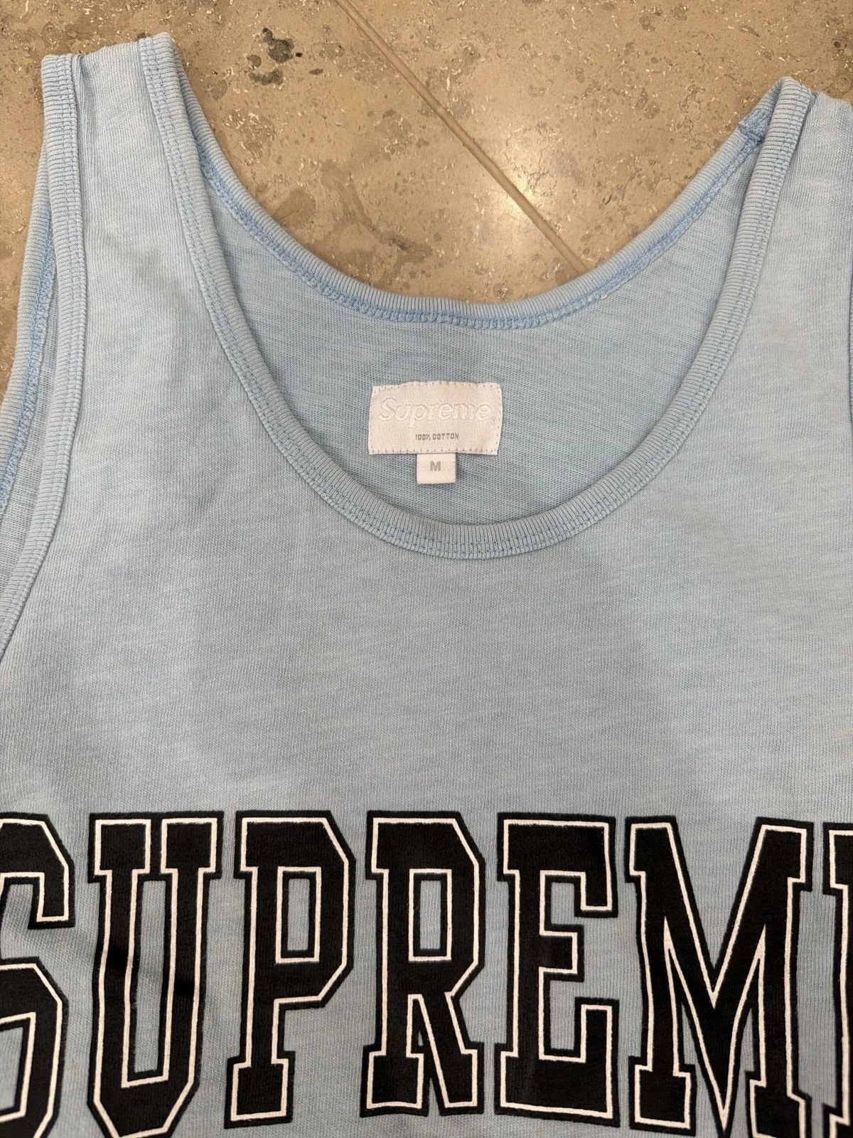 Supreme — Supreme Tank Top Size — streetwear — resale