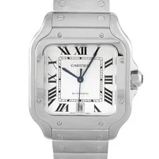 Cartier — Cartier Santos de LM WSSA0018 Stainless Steel 39.8mm Silver Dial #TKW653 — Watch — resale