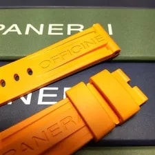 Panerai Rubber Strap With Buckle Genuine BA Orange Authentic From Jap 2