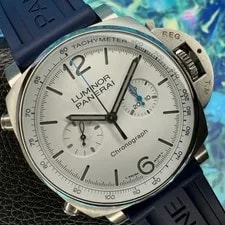 Panerai Luminor PAM01218 Chronograph Automatic 44mm PAM 1218 White Dial B & P 3