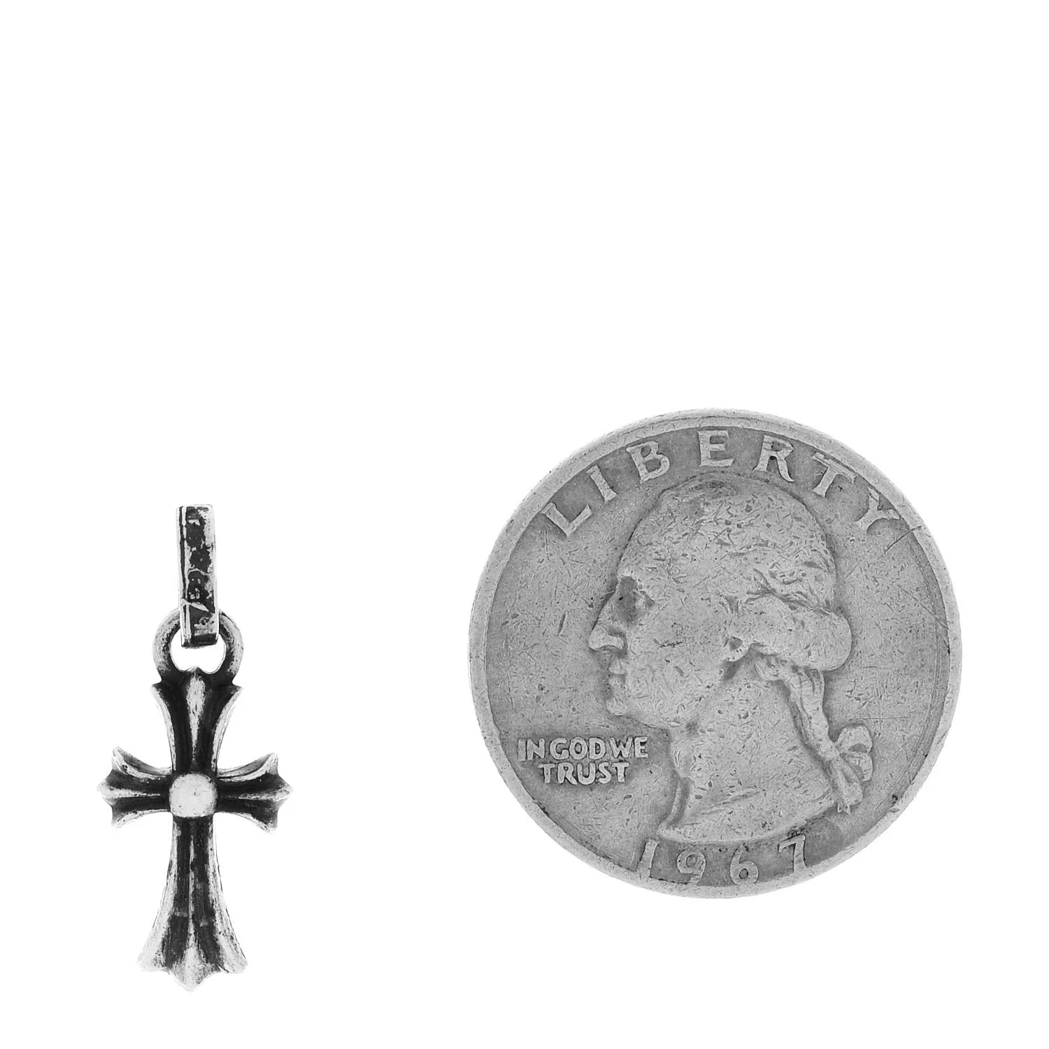 Baby Fat Cross Single Earring 2