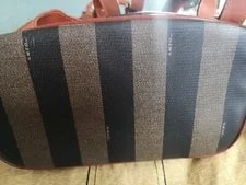 -Authentic Fendi Backpack - Pequin Pattern From the Early To Mid 90s 4