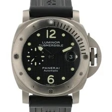 Panerai Luminor Submersible Black Dial Titanium 44mm Automatic PAM00025 2