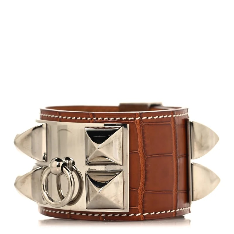 Hermès — Shiny Collier de Chien CDC S Fauve — Jewelry — resale