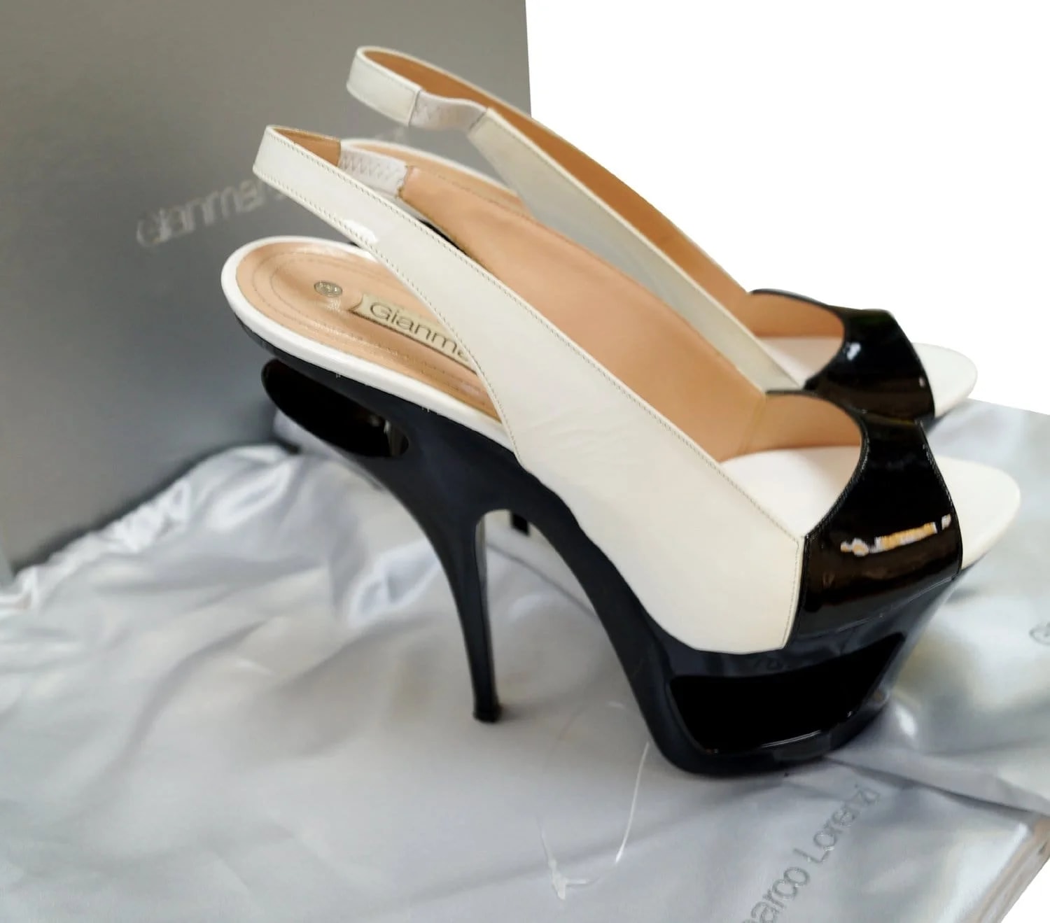 Gianmarco Lorenzi Open Toe / Sling Cutout Platform 2