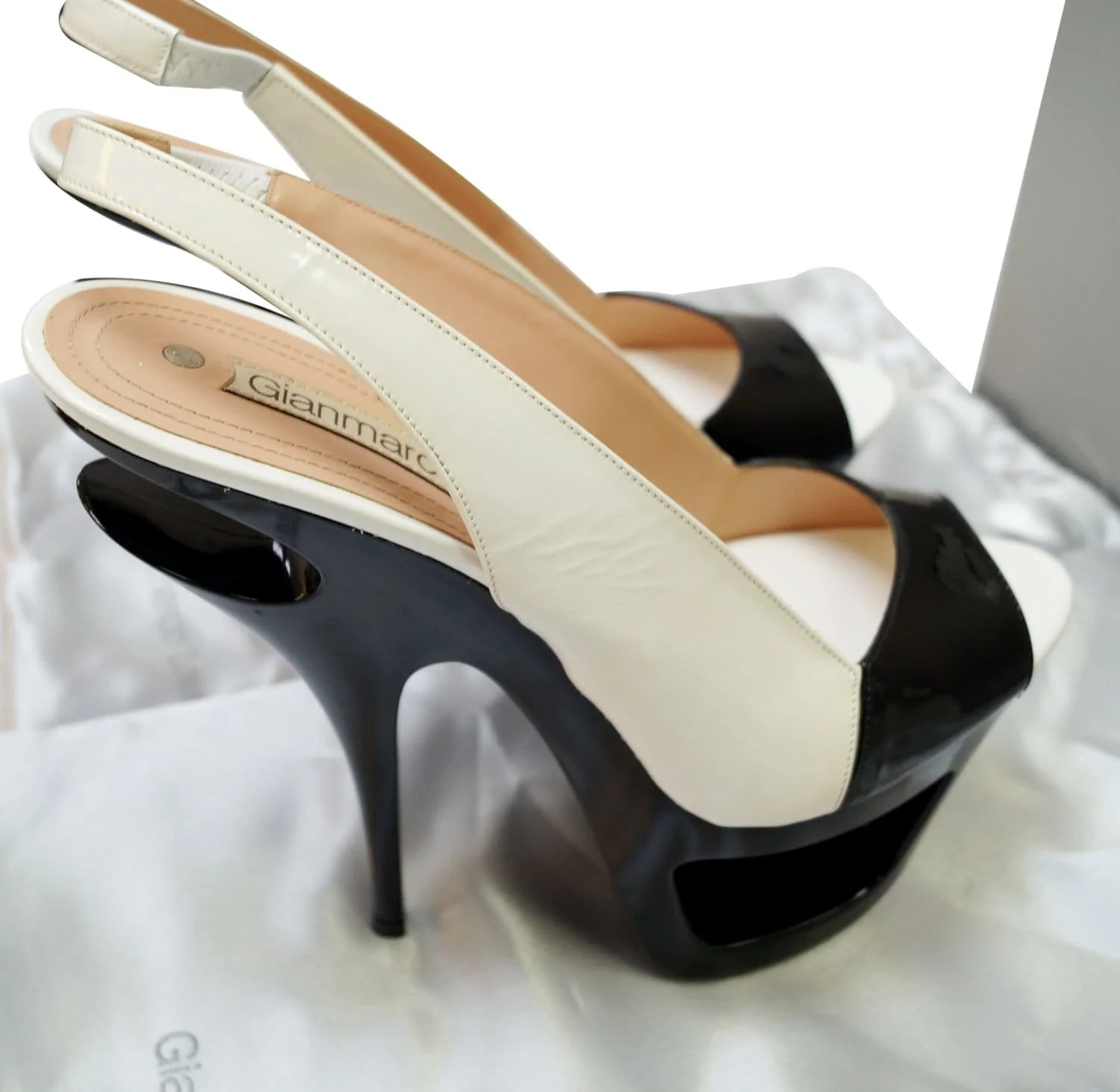 Gianmarco Lorenzi Open Toe / Sling Cutout Platform 4