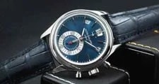 Patek Philippe Annual Calendar Chronograph Platinum 5960P-015, Blue Dial 2