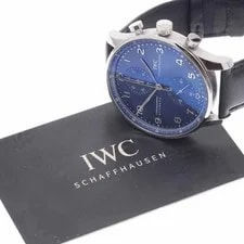 IWC — IWC Portugieser IW371491 41mm SS Blue Dial Automatic #C12203 — Watch — resale