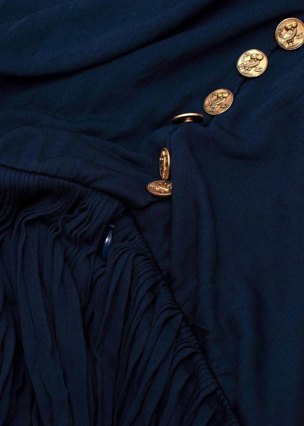 Chanel Plisse Belted Dress 2