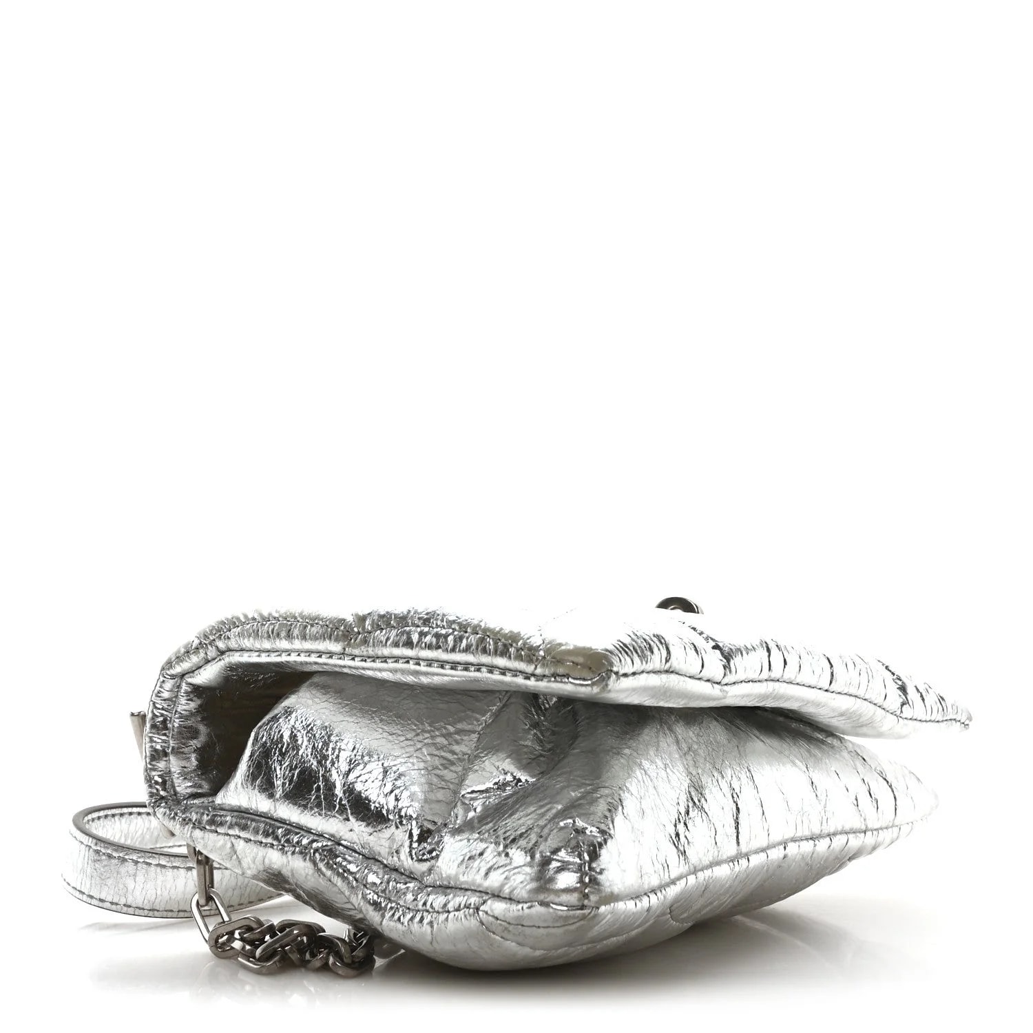 Metallic Crinkled Pillow Quilted Tiny Softie 4