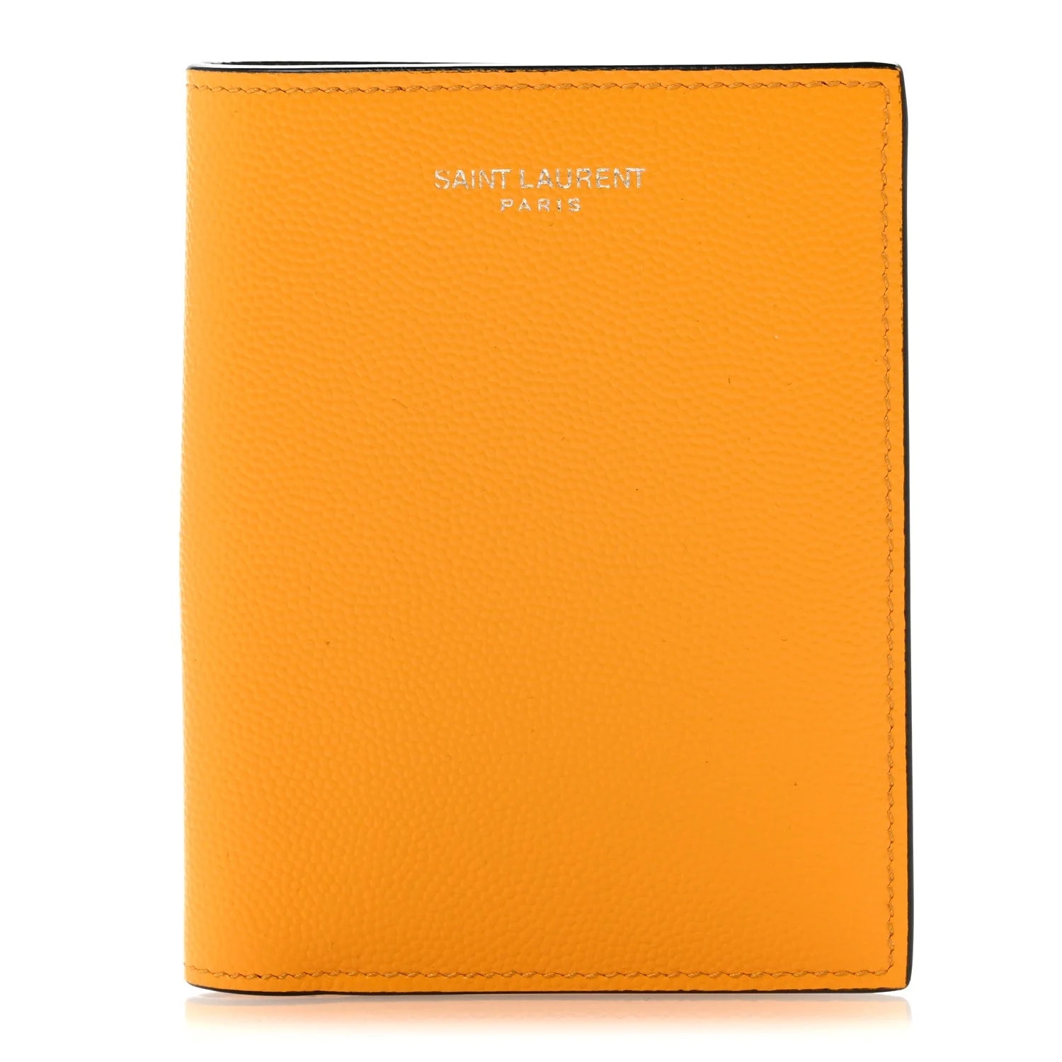 Saint Laurent — Grain de Poudre Credit Card Wallet Senape — Accessory — resale