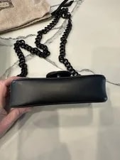 Gucci GG Marmont Mini Quilted Chain Strap Logo Monochrome 4