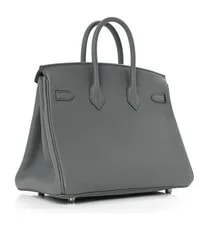 Pre-own Authentic Hermes Birkin 25 Amande 2