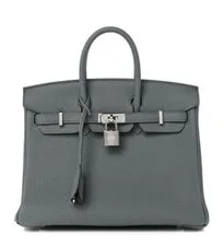 Pre-own Authentic Hermes Birkin 25 Amande 3