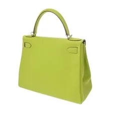 Hermes Kelly 28 Laced Candy Kiwi / Riken × Hardware Voe #W153 2