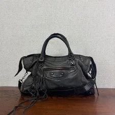 Balenciaga — Balenciaga the City 115748 Motorcycle 2way Authen — Handbag — resale