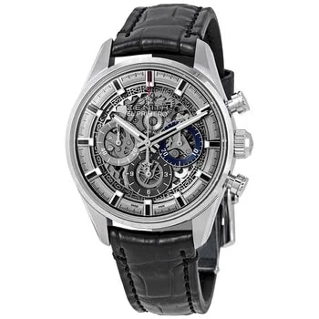 Chronomaster El Primero Full Open Skeleton Dial Automatic Leather Watch 03.2153.400/78.C813 2