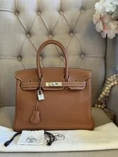 Hermès — Hermès Birkin 30 Palladium PHW Stamp X — Handbag — resale