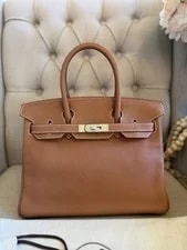 Hermès Birkin 30 Palladium PHW Stamp X 3
