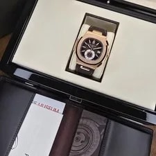 Patek Philippe Nautilus 40.5MM 5980R-001 Flyback Chrono 18K Rose Gold B&P 2