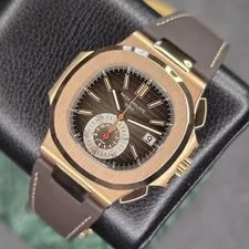 Patek Philippe Nautilus 40.5MM 5980R-001 Flyback Chrono 18K Rose Gold B&P 4