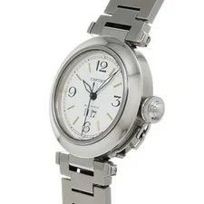 Cartier Pasha C Big Date W31044M7 White 733288 2