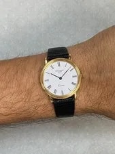 Patek Philippe Calatrava 18k Yellow Gold White Dial 33mm Quartz 3744 4