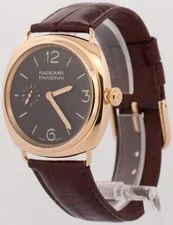 Panerai Radiomir 18k Rose Gold Brown 42mm Manual Leather PAM00336 BOX 3