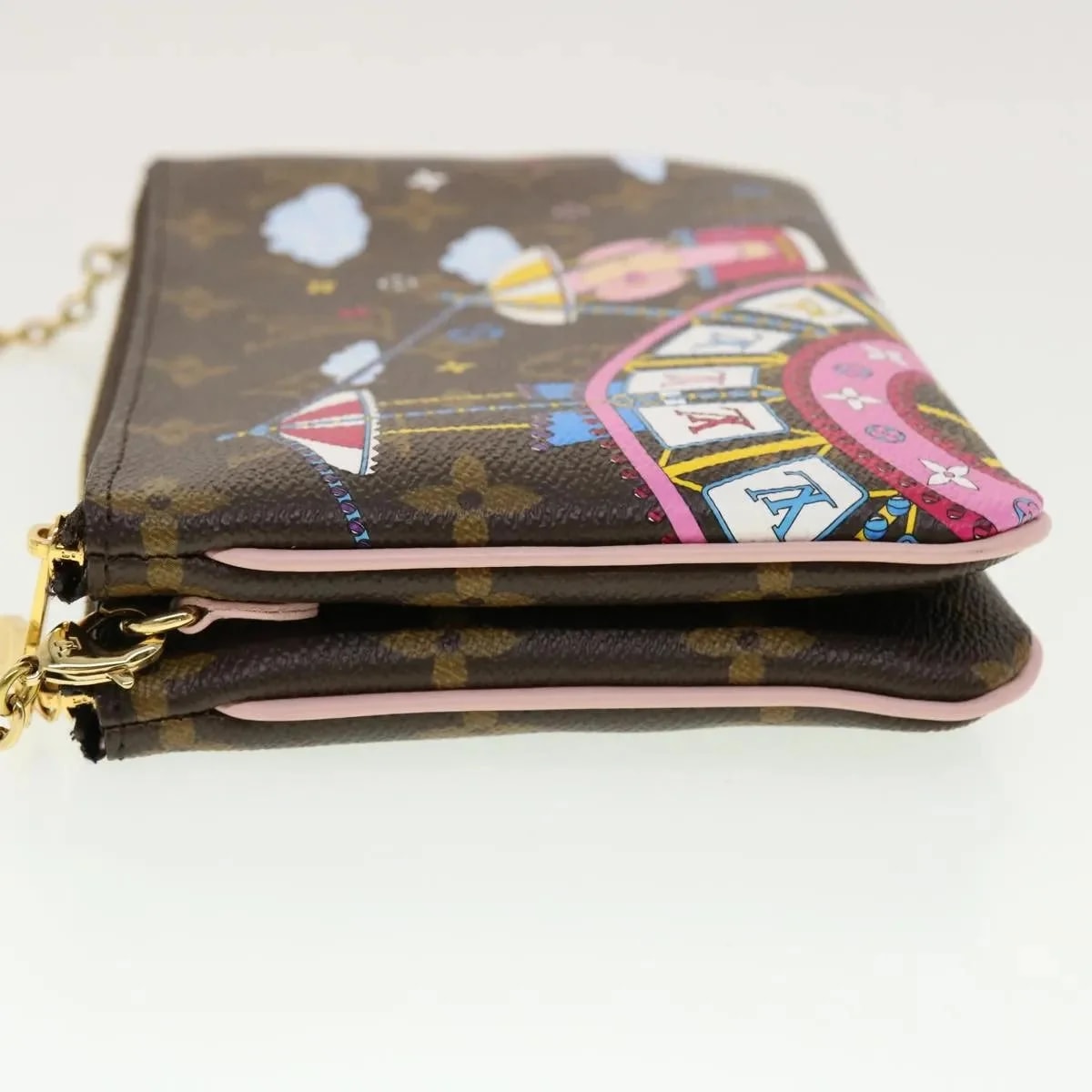 Louis Vuitton Double Zip Pochette Limited Edition Vivienne Xmas 3
